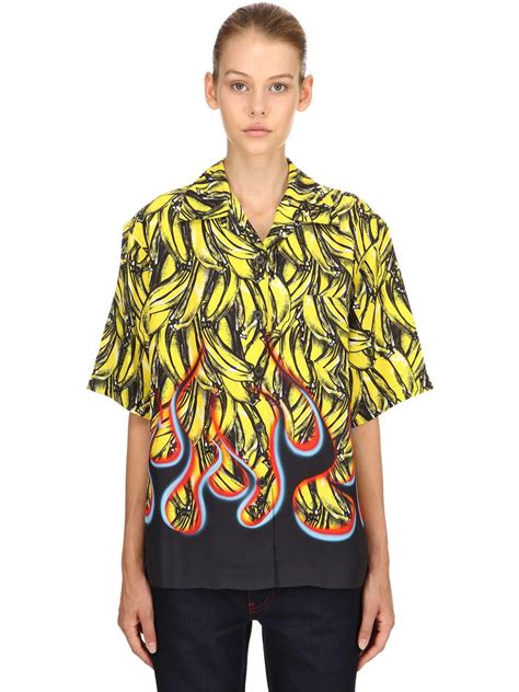 prada shirt banana|PRADA .